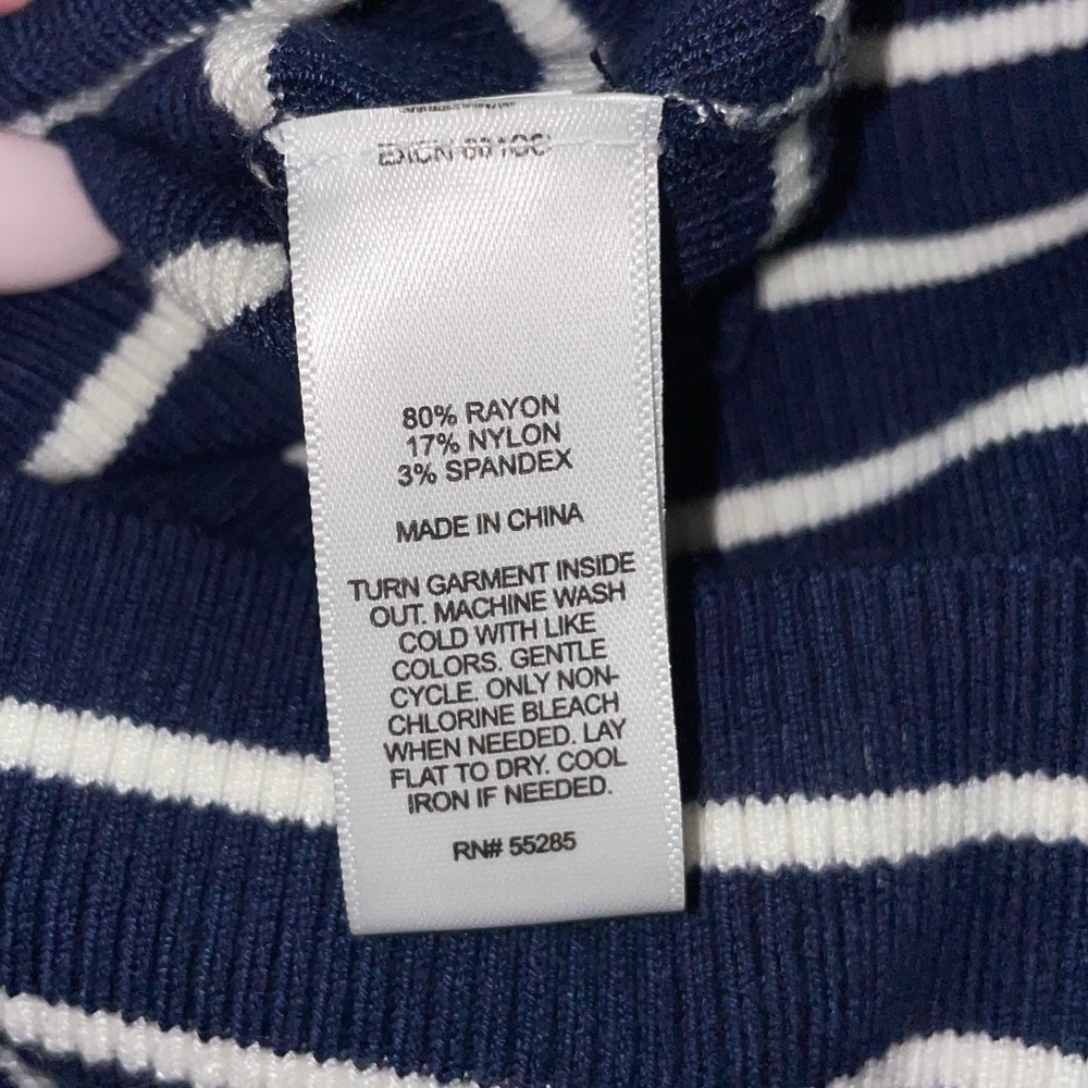 Express Ribbed Sweater Striped Tank - Picture 7 of 7